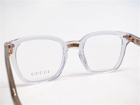 gucci clear frame glasses men.